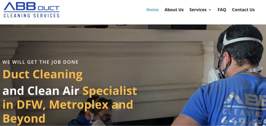 ABB Duct Cleaning LLC's Homepage