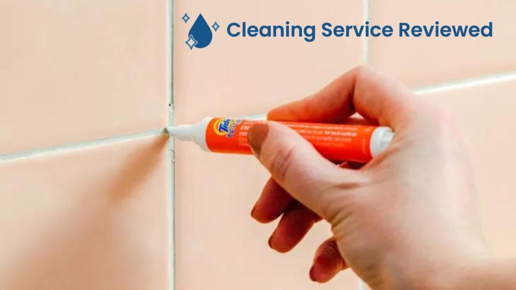 Apply the cleaning solution to the grout