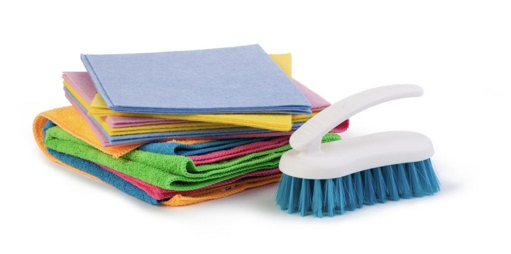What items will I need to clean white grout